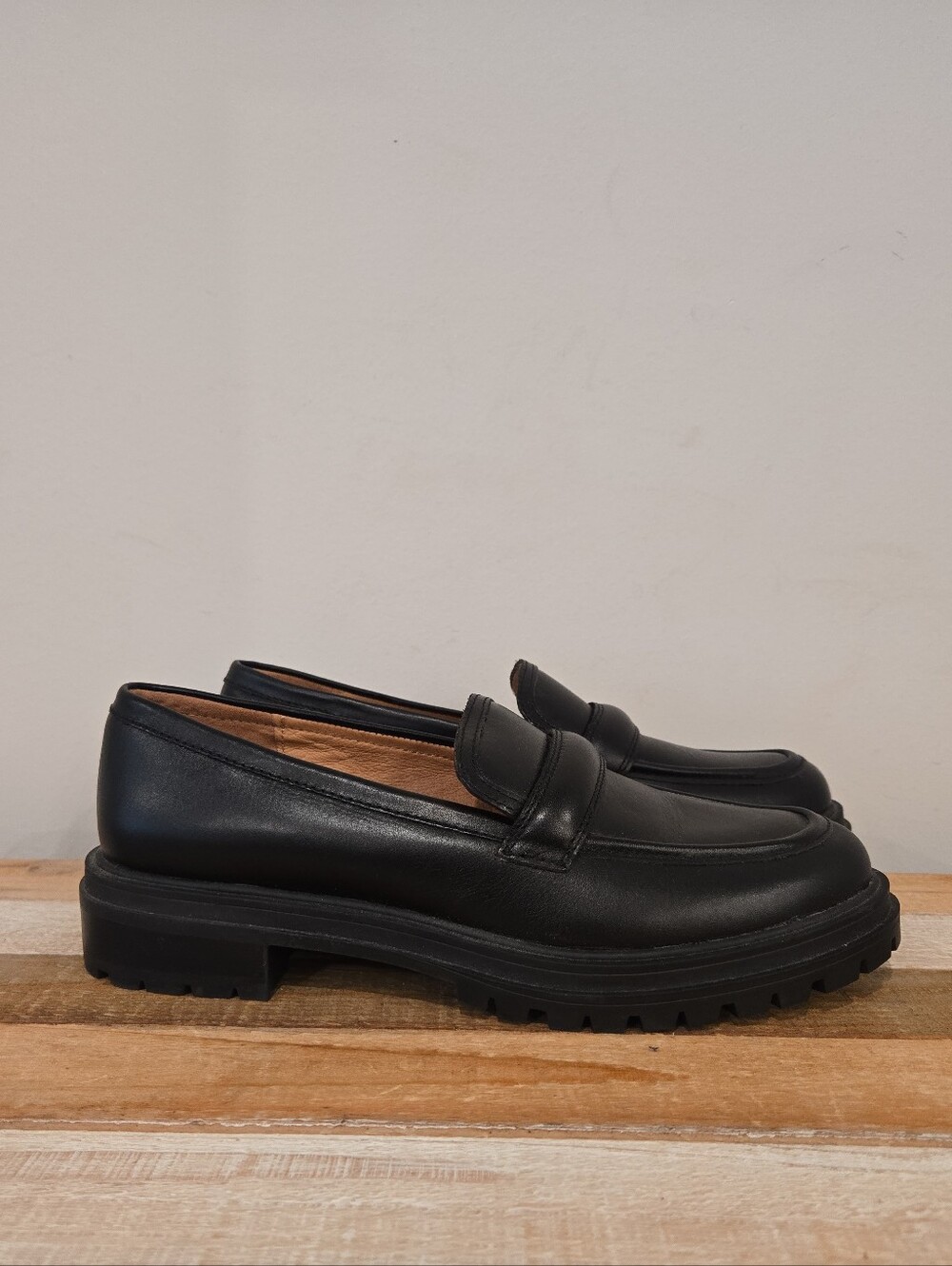 Madewell The Bradley Lugsole Loafer Chunky Women's Shoes NG674 Size 9.5